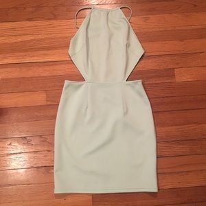 Open Back Mini Dress